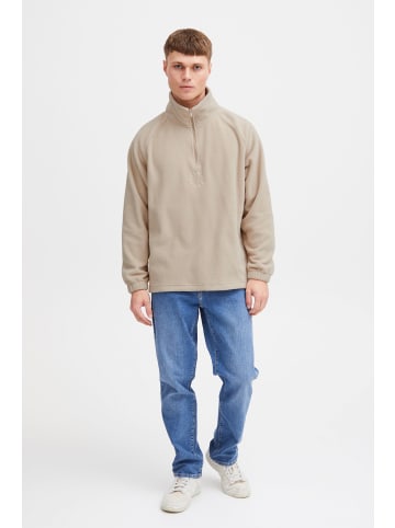!SOLID Jeansbluse SDIbrahim 21108131 basic Fleecetroyer mit Stickerei in Natur