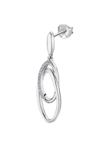 LOTUS silver Ohrringe Silber 925 Sterling Silber Zirkoniastein Ohrhänger