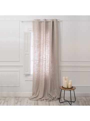 Happy Friday Basic Vorhang leinen