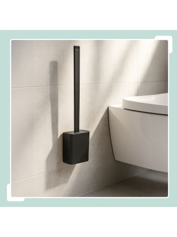relaxdays Toilettenbürste in Schwarz