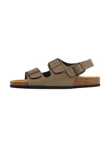 Plakton Leder-Pantoletten „Baku“ Braun