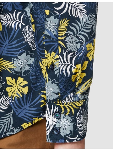 Hugo Boss Langarm FreizeitHemd für Herren in dunkel-blau