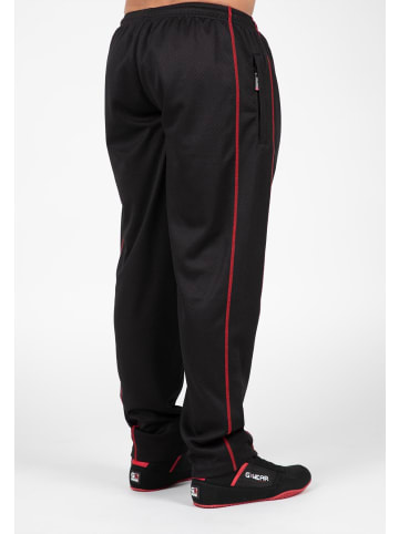 Gorilla Wear Wallace Mesh Pants - Schwarz/Rot