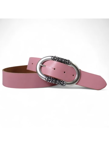 FRONHOFER Ledergürtel in Old-Rose