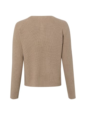 Marie Lund Strickjacke in taupe - 0003