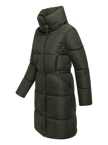 Navahoo Wintermantel Wolkenkuss 14 in Dark Olive