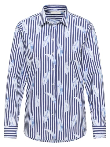 Eterna Bluse REGULAR FIT in blau