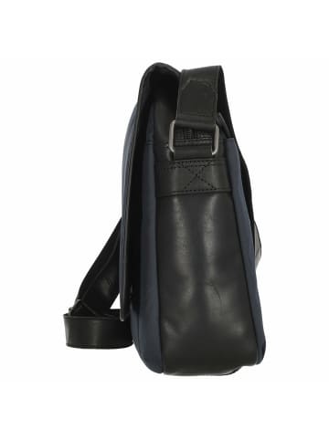 The Chesterfield Brand Fusion Falun - Umhängetasche 15" 40 cm (black) in navy