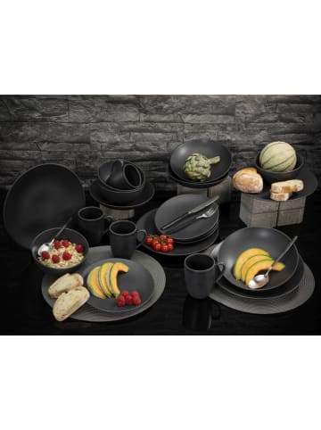 CreaTable CreaTable, Soft Touch Kombiservice 20 teilig in Schwarz in Schwarz