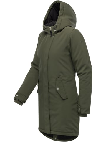 ragwear Softshellmantel Itiga in Dark Olive