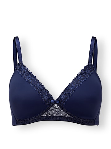 WITT WEIDEN Schalen-BH ohne Bügel in marine + bordeaux