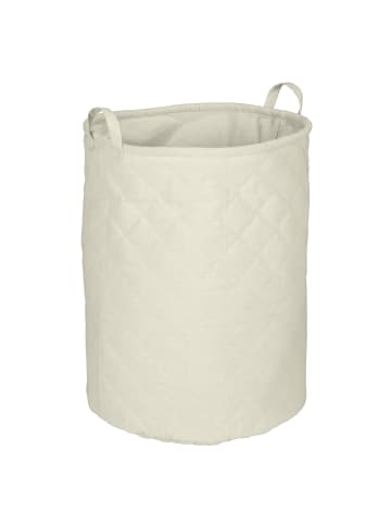 Wenko Gesteppter Wäschekorb, 67 l in Weiß, (B) 40 x (H) 54 x (L) 40 cm