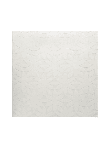 Beliani Kurzflor HOOD in Weiß - (W) 160 x (L) 160 cm