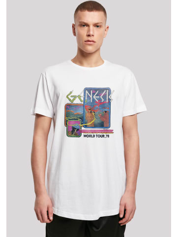 F4NT4STIC Long Cut T-Shirt Genesis World Tour 78' in weiß