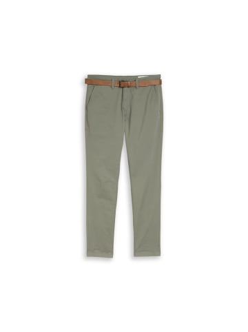 TOM TAILOR Denim Hose in dusty mid olive