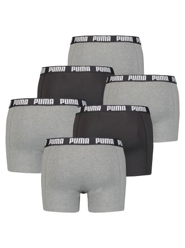 Puma Boxershorts PUMA EVERYDAY BOXER 6P in 004 - Grey Combo