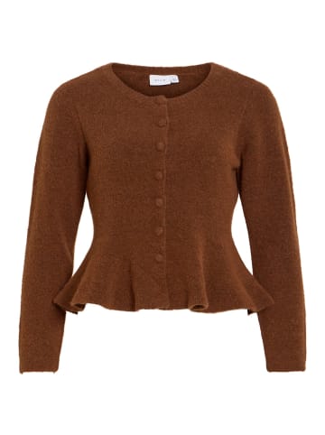 Vila Strickjacke in Chocolate Brown