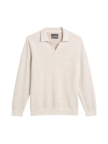 Marc O'Polo Polo-Pullover regular in Light Beige Melange