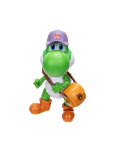 jakks Pacific Super Mario Galaxy Movie 13 cm Figurenserie Yoshi mit Hut Sonnenbrille +Tasche