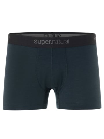 super.natural für Herren, aus Merinowolle in blau