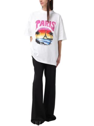 Balenciaga Tropical T-Shirt Weiß