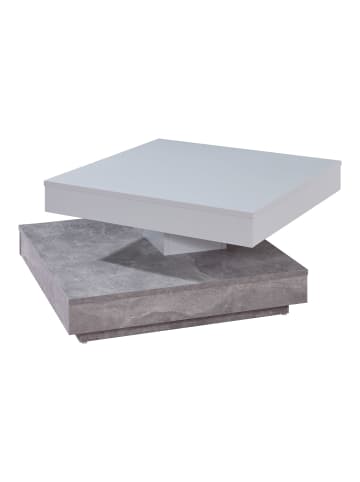 ebuy24 Couchtisch Erano Grau Beton 70 x 70 cm