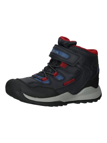 Geox Stiefelette in Navy/Rot