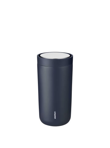 Stelton Thermobecher To Go Click in Soft Deep Ocean