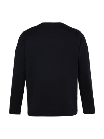 Men Plus Kurzarm T-Shirt in schwarz