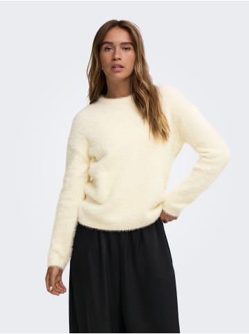 JDY Strickpullover in Cloud Dancer