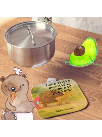 Mr. & Mrs. Panda Topfhandschuhe Schildkröte MHerzieren Design m... in Weiß