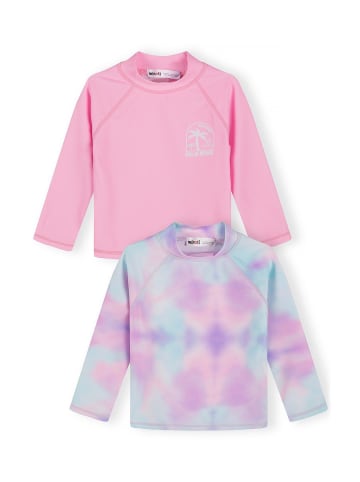 Minoti 2-er Pack Badeshirts 30SWIM177 in hellpink