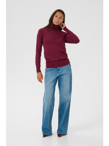 Kaffe Rollkragen Astrid Slim fit in Windsor Wine