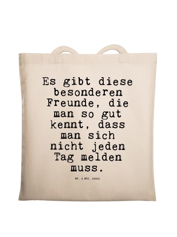 Mr. & Mrs. Panda Shopping Tasche Es gibt diese besonderen... mit... in Creme