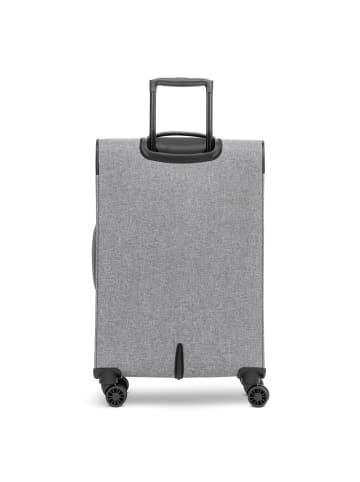 Redolz Essentials 12 MEDIUM 4-Rollen Trolley 67 cm mit Dehnfalte in grey2