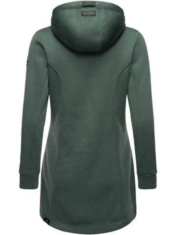 ragwear Sweatjacke Letti Bonded in Pine Green