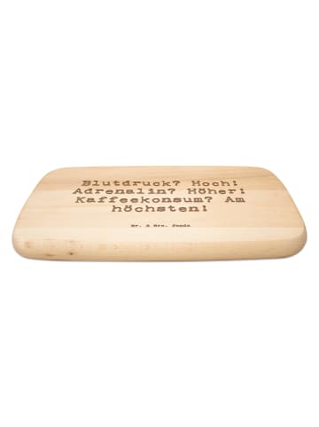 Mr. & Mrs. Panda Holz Frühstücksbrettchen Spruch Rettungssanität... in Transparent