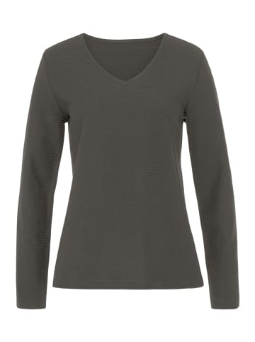 LASCANA Langarmshirt in khaki