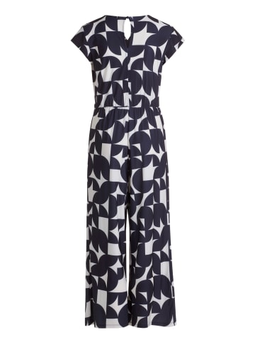 BETTY & CO Jumpsuit kurzarm in Schwarz/Weiß