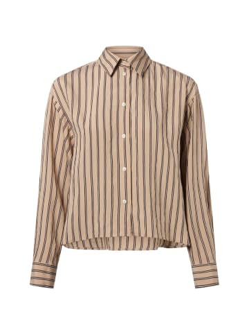 Marc O'Polo Bluse in melange schoko - 0001