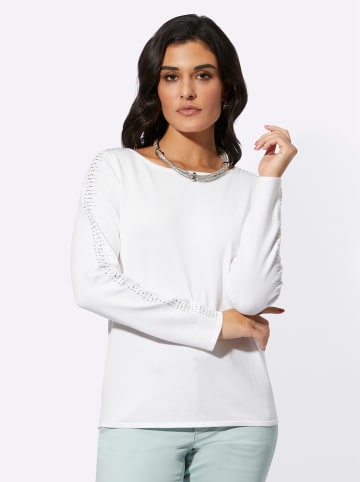 creation L Langarm-Pullover in ecru