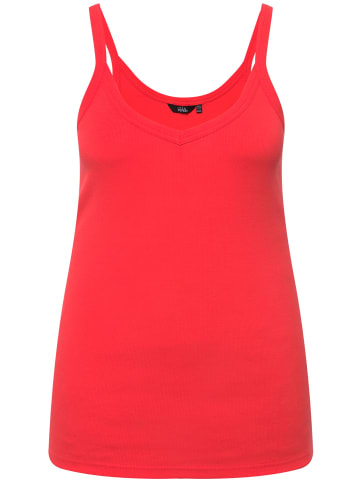 Ulla Popken Strick-Top in hibiskusrot