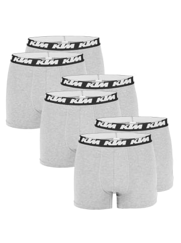 KTM Boxershorts Pack X2 Boxer Man Cotton 6P in Light grey 3400