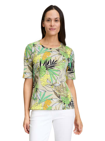 Betty Barclay Basic Shirt mit Blumenprint in Green /Khaki
