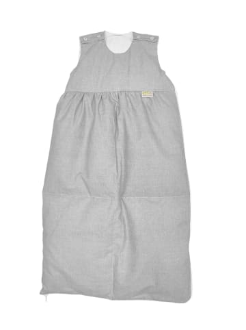 Kinderhaus Blaubär Odenwälder Daunen-Schlafsack Thermo-Nest TOP in Melange Silber