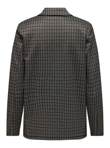 JACQUELINE de YONG Karierter Langarm Blazer JDYGEGGO in Braun