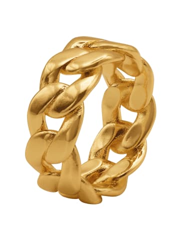 Steel_Art schlichter Ring für Damen Luna goldfarben in Goldfarben