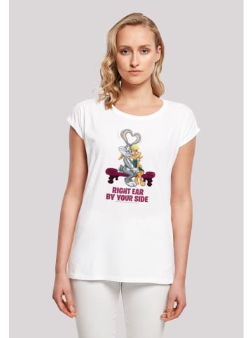 F4NT4STIC T-Shirt Looney Tunes Bugs And Lola Valentine's Cuddle in weiß
