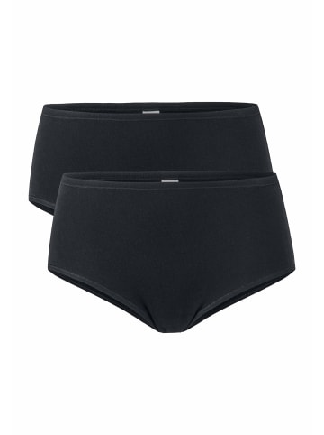 Hessnatur Panty Regular Cut 2er-Set in schwarz