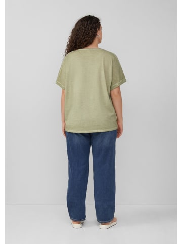 QS T-Shirt in 72D1_helles olivgrün